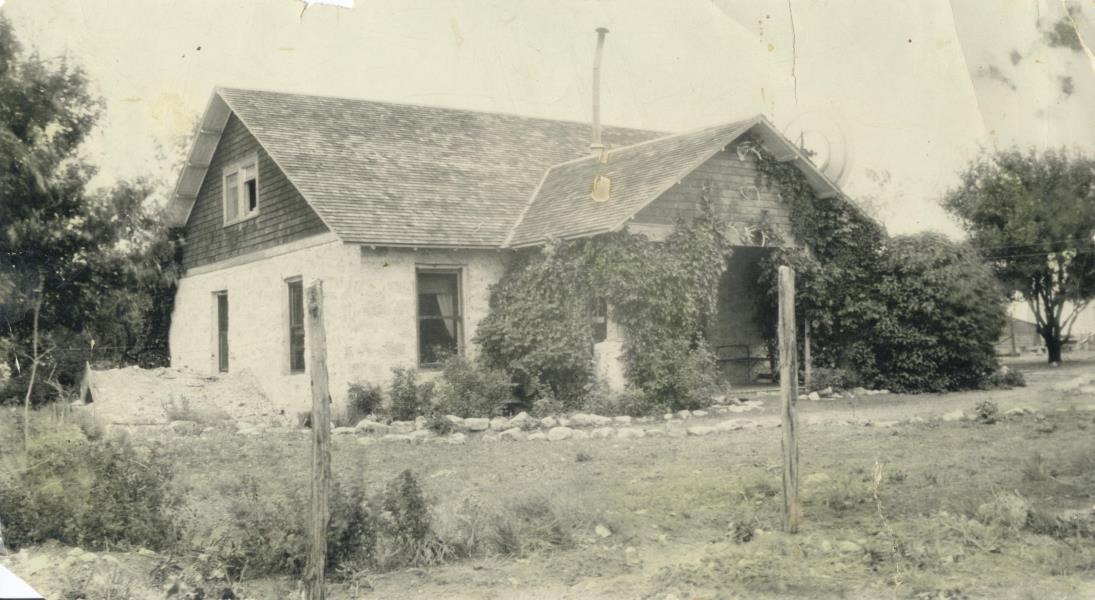 The big ranch house near Tatum, c. 1940 (original photo)